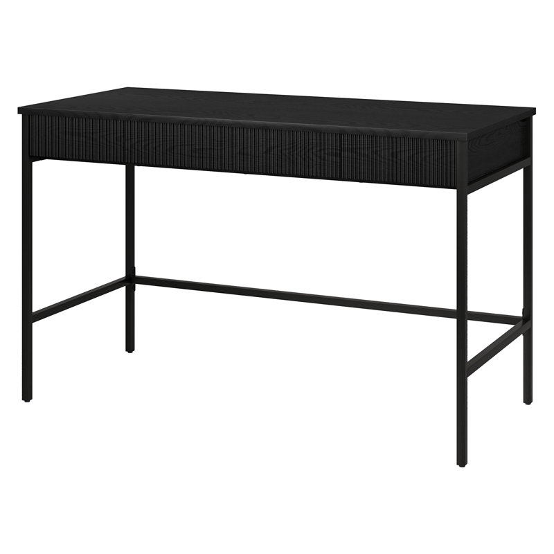 Abiman Steel Writing Desk, Black