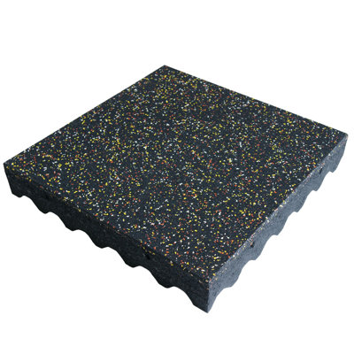 Carreaux de terrain de jeu verrouillables Eco-Safety L 19,5 po x l 19,5 po x 3
