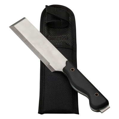 XHD Chisel Knife - 11.25” Hybrid Utility Knife, Wood Chisel, Hatchet Froe, Cleaver, Pry Bar, Rescue Tool - High Carbon Steel Blade For Construction, Camping Or Woodworking Tools By Kings County Tools