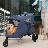 Foldable Pet Stroller for Small & Medium Dogs and Cats 3-Wheel Dog Stroller with 9 Angles Adjustable Handlebar -93312229