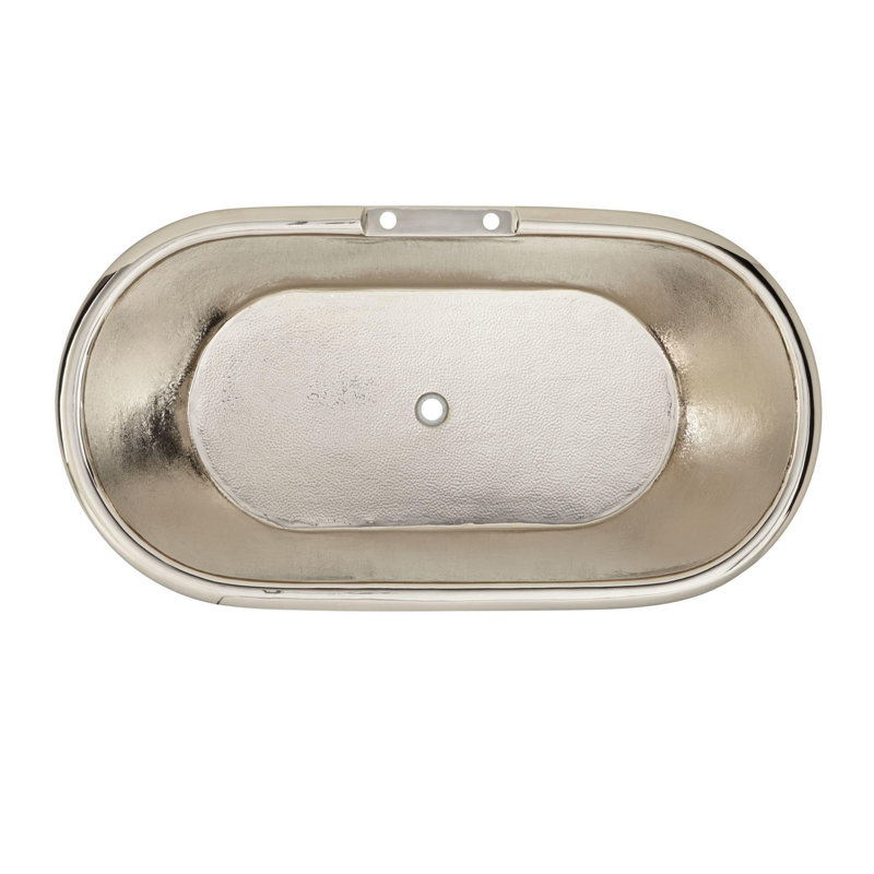 1829mm x 813mm Freestanding Soaking Copper Bathtub