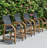 Alyisa Beach 7 Piece Teak Finish Outdoor Furniture Dining Set