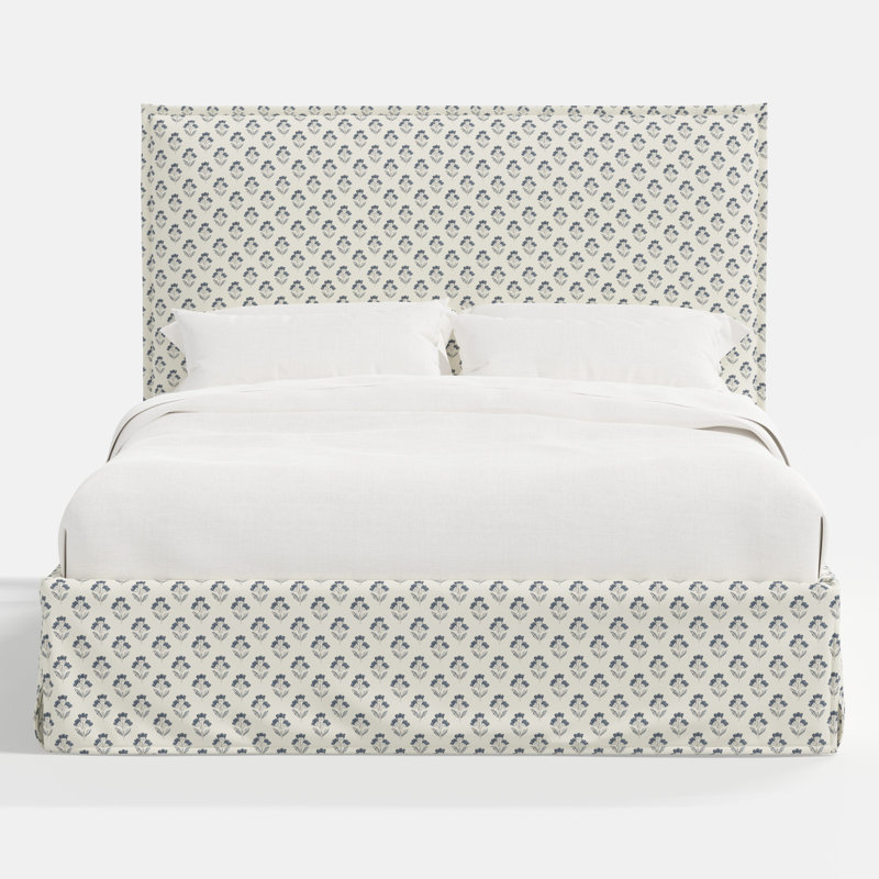 Stoffer Home x Cloth and Co. Maura Bed, California King, Francie Blue