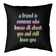 ArtVerse Leather/Suede Reversible Throw Pillow | Wayfair