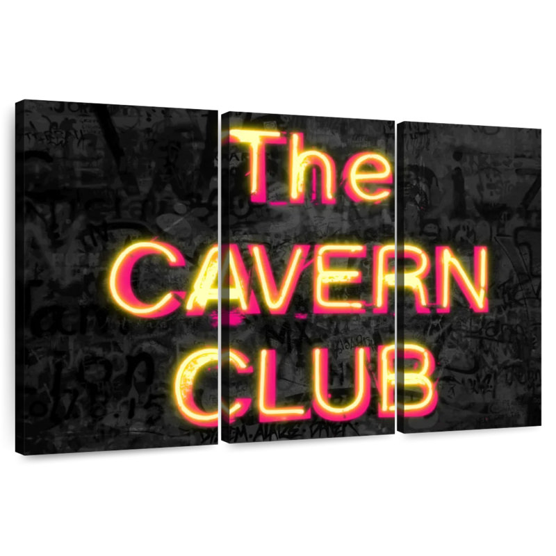 Plaque murale The Cavern Club, H 42 po x l 65 po