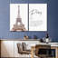 «Eiffel Tower Paris», définition sur toile 2 pièces-1492728232