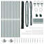 Vidaxl Fence With Posts PVC-Coated Steel-116797915-116797920