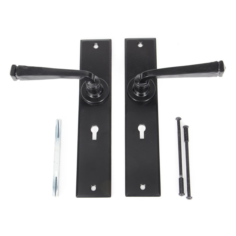 Avon Door Handle, Black