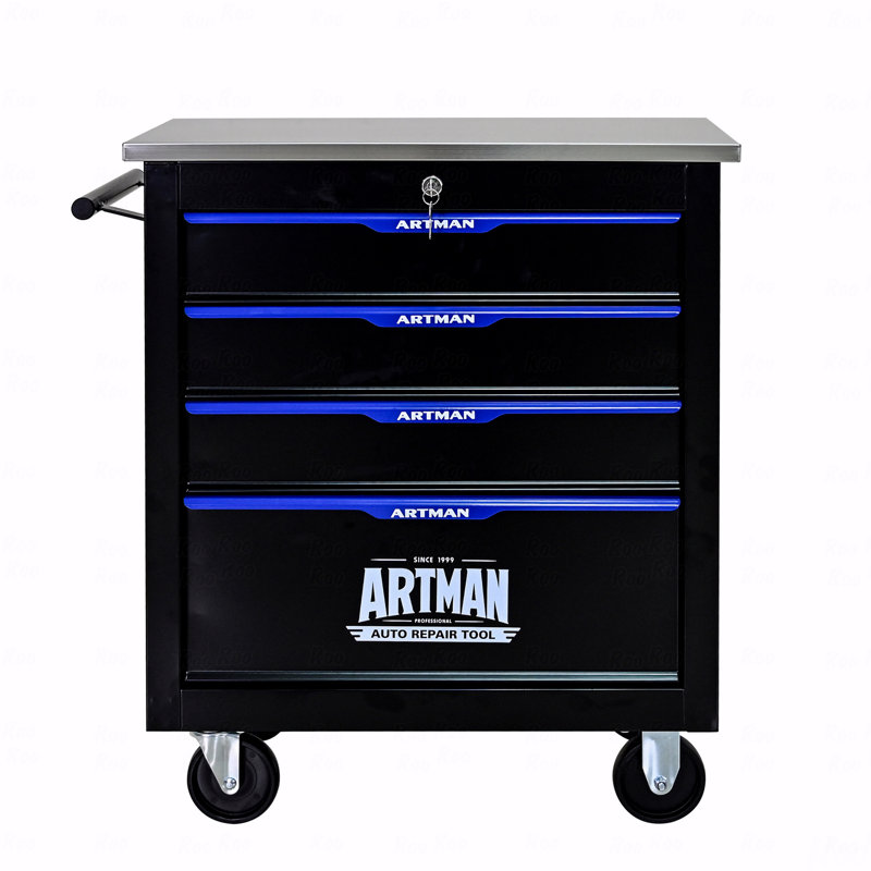 4 Drawers Multifunctional Tool Cart With Wheels