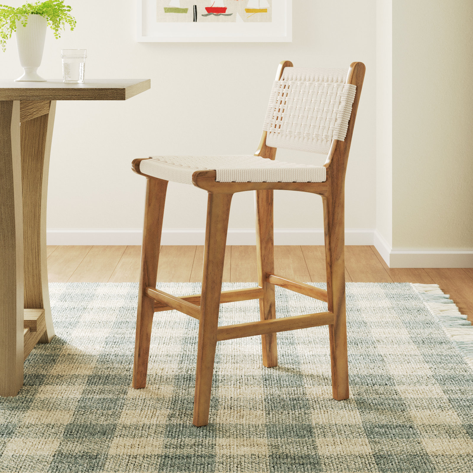 Dimples Woven Stool