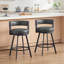 Tabouret de comptoir pivotant H 26,6 po Ayala-1623951381