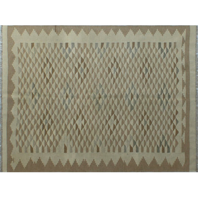 Benge Wool Geometric Indoor Rug