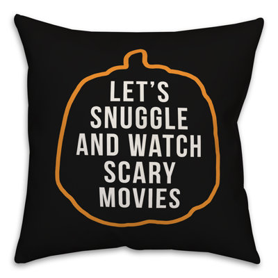  Coussin décoratif Let's Snuggle and Watch