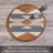 CounterArt Southwest Patterned Acacia Wood Lazy Susan Turntable 14" Round