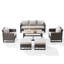 Ensemble de conversation pour patio pour 5 personnes avec coussins-87655116-123686994
