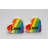 Rainbow Hearts Salt And Pepper