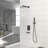 Complete Shower System with Rough in-Valve