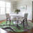 Machine Washable Indoor/Outdoor Xhevrie Green Rug-2019627195