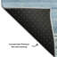  Tapis Cerrito AMF529 lavable à la machine de qualité supérieure-1736204315