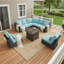  Ensemble de mobilier d'extérieur 8 pièces-286825878-286825879