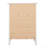Versatile White Transitional Nightstand