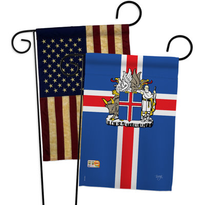 Double Sided 18.5'' H x 13'' W Polyester Garden Flag