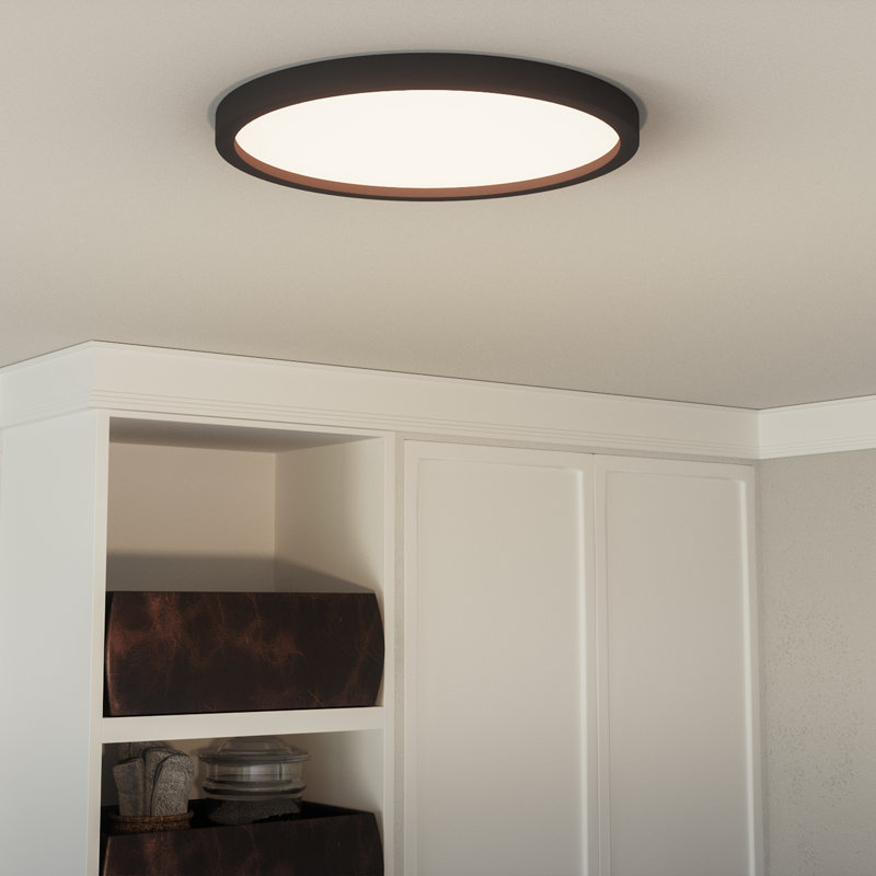 Plafonnier encastré 1 lumière DEL Outskirt, H 1 po x l 15 po x P 15 po