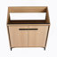 Base de meuble-lavabo 30 po sans lavabo, armoire de rangement avec portes, bois d'ingénierie