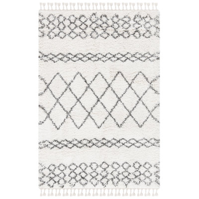 Tapis ivoire / gris Imraan