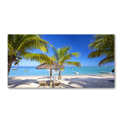 Mauritius Beach - Wrapped Canvas Print