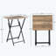 Table d'appoint 2 pièces pliable sans plateau-311167003