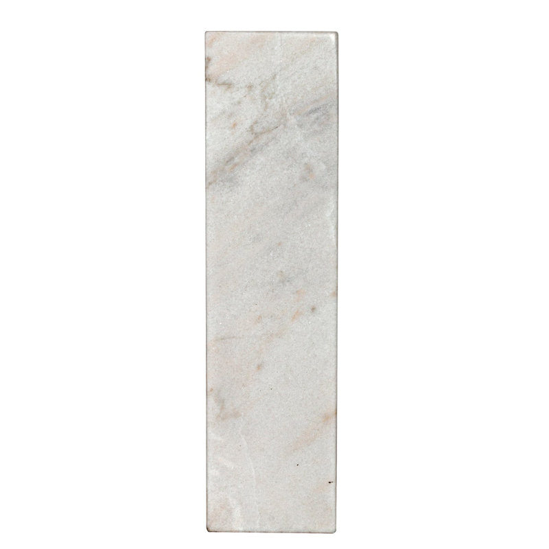 Aero Marble End Table, White Marble