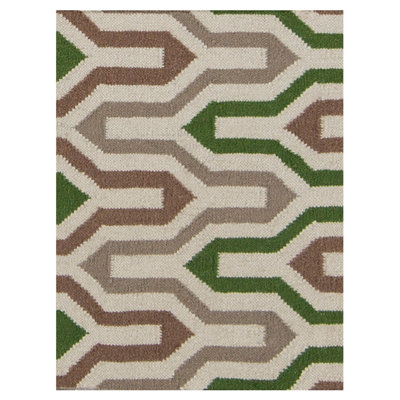 Irizarry Wool Geometric Indoor Rug