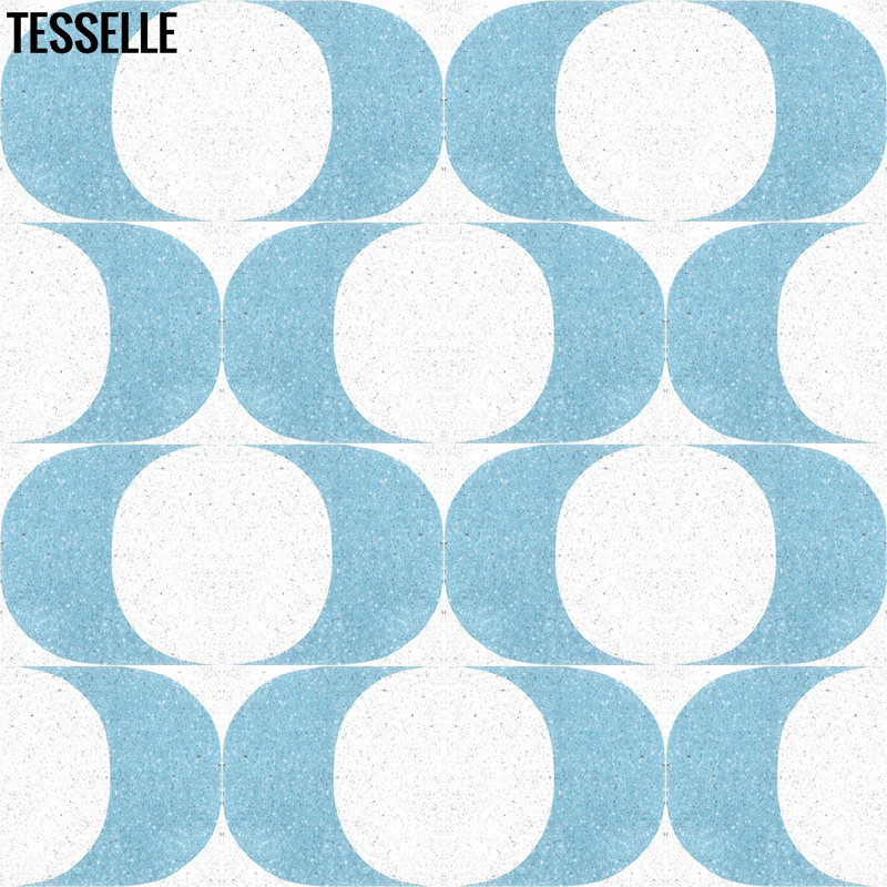 Copacabana 8" x 8" Cement Patterned/Concrete Look Wall & Floor Tile, Souto
