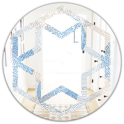 Miroir mural Hexagon Star Design I