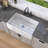 30 in. Fireclay Apron Front Farmhouse Kitchen Sink Single Bowl Farm Sink in White with Grid & Basket Strainer-88039484