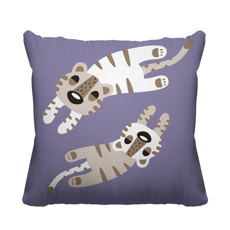 Coussin Jiba, L 17 po x H 17 po, Iris