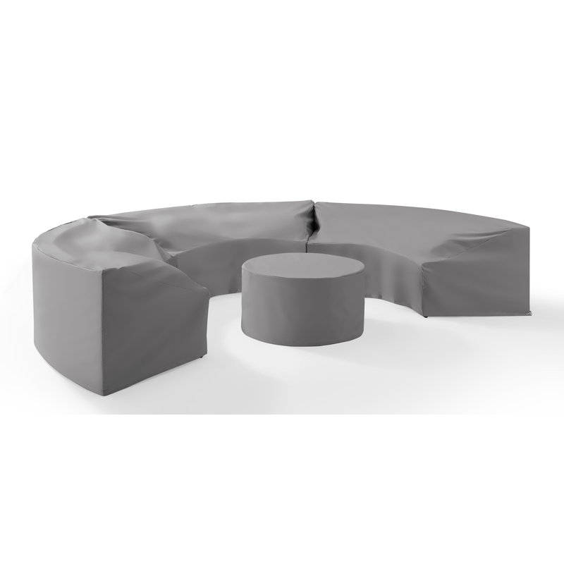 Sneed Outdoor Conversation Set Cover, Gray