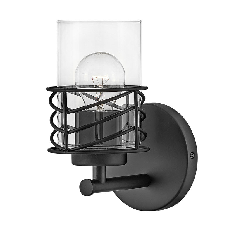 Meuble-lavabo simple, Noir