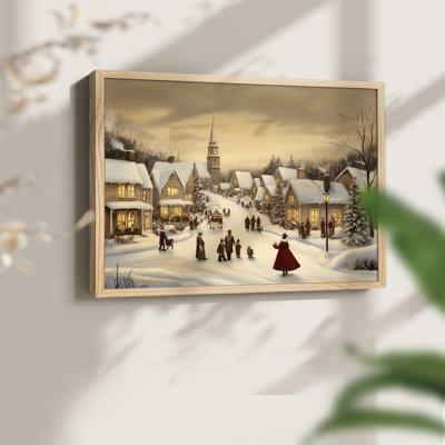 Chirstmas Art-CMLIV -Framed Print - Restickable