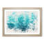 Teal Blue Forest Watercolour - Picture Frame Graphic Art Print-56741082-56741084