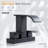 4-inch Centerset Double Handle Waterfall Bathroom Sink Faucet with Drain Kit Included-98449800