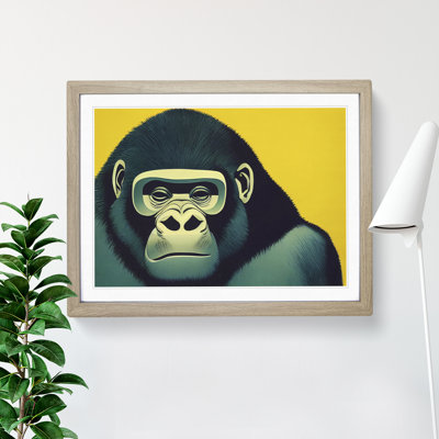 The Good Gorilla Abstract - Single Picture Frame Print