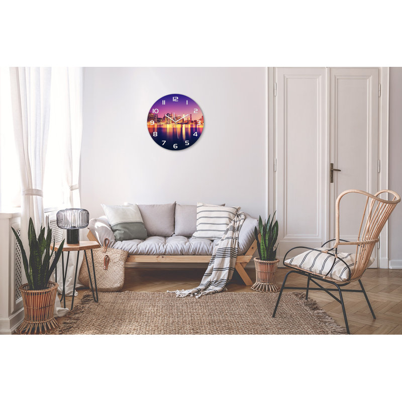 Jibson Glass Wall Clock