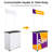 Freestanding Popup Promotional Counter Table Booth Portable Demo Display Banner Stand Tradeshow Countertop Aluminum Frame