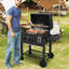 Barbecue au charbon en baril avec 2 tables d'appoint pliantes 24 pouces