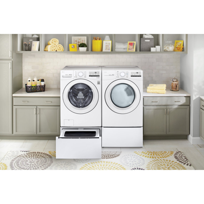 LG Ultra Large Front Load Washer, White, 4.5 cu. ft.