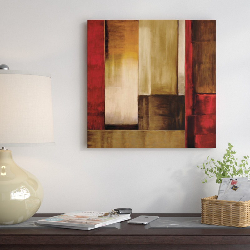 «Crossover I» par Aaron Summers - Impression sur toile tendue sur châssis, H 37 po x l 37 po x p 1,5 po, Toile tendue