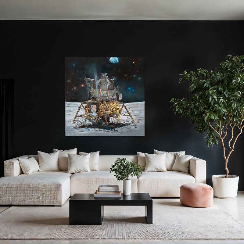 Contemporary Art Abstract Contemporary Landscape Nature Wall Art by Anne Wolk - Wrapped Canvas Print, 121.92cm H x 121.92cm W