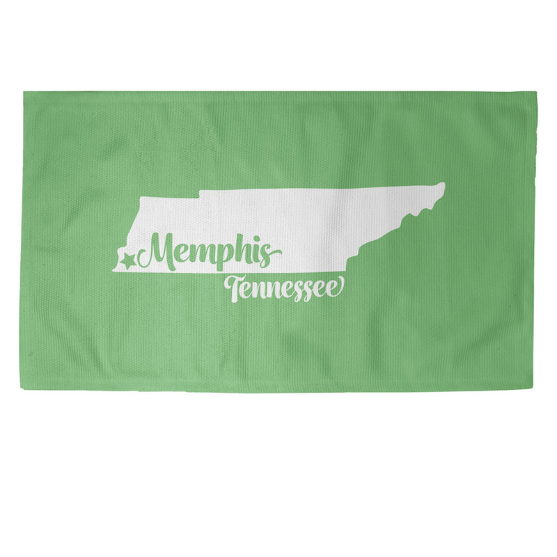 Tapis de zone verte tennessee Memphis, Rectangle 5 pi x 7 pi